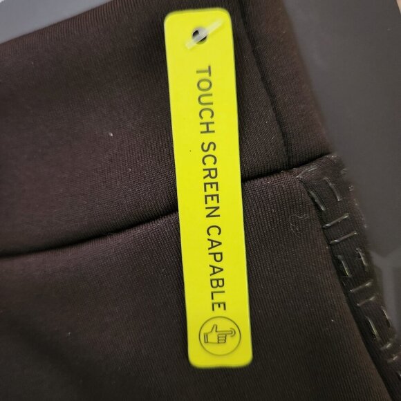 Eddie Bauer Men's Black Alpine Double Fleece Liner Touchscreen Gloves Size S/M - Picture 5 of 6